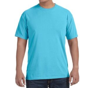 Comfort Colors Garment-Dyed Heavyweight Cotton T-Shirt Blue Lagoon Size 2XL XXL